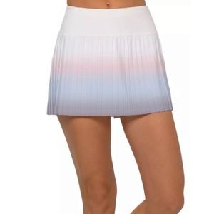 Lucky in Love Tennis Golf Skirt L 12 Ombré Mystique